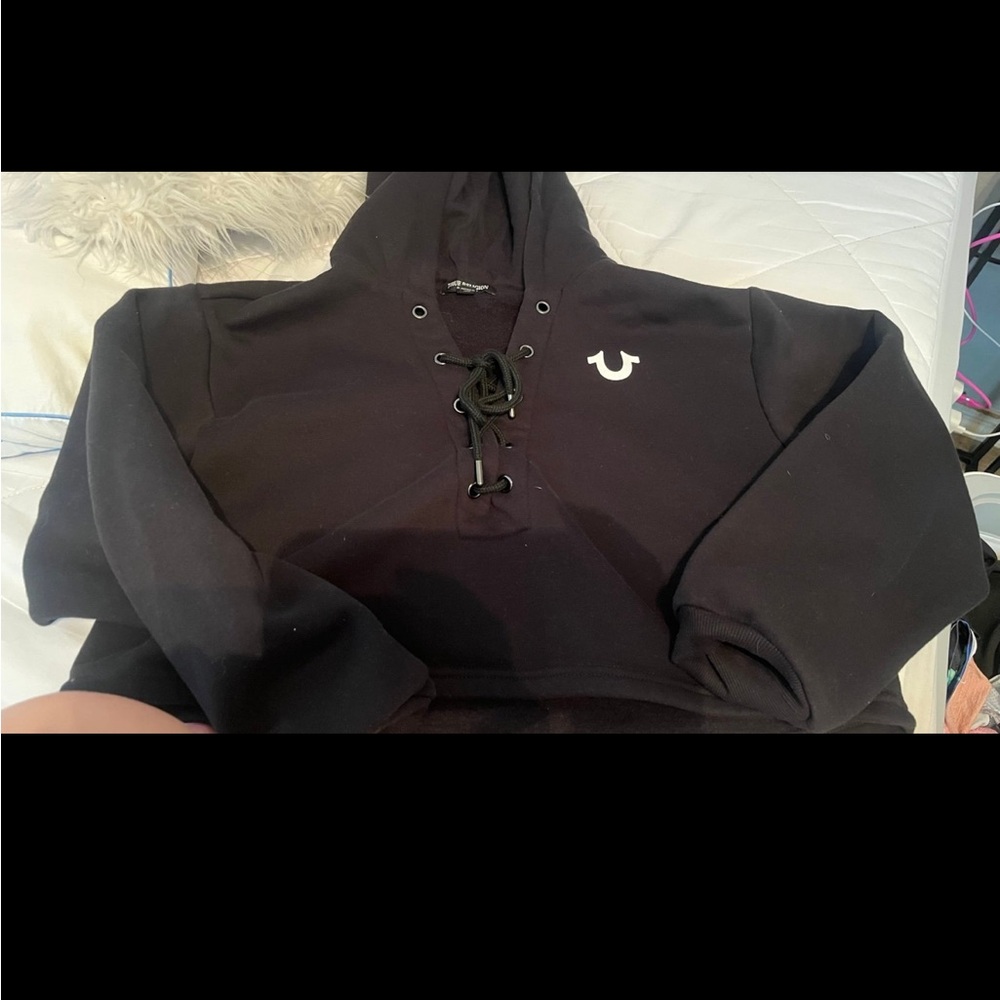True Religion cropped hoodie